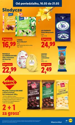 Pogląd oferty "CZEKOLADA GORZKA Z CAŁYMI ORZECHAMI, Czekolada gorzka z całymi orzechami, 57% cocoa, 100 g" - ważna od 16.03.2026 | Strona: 59