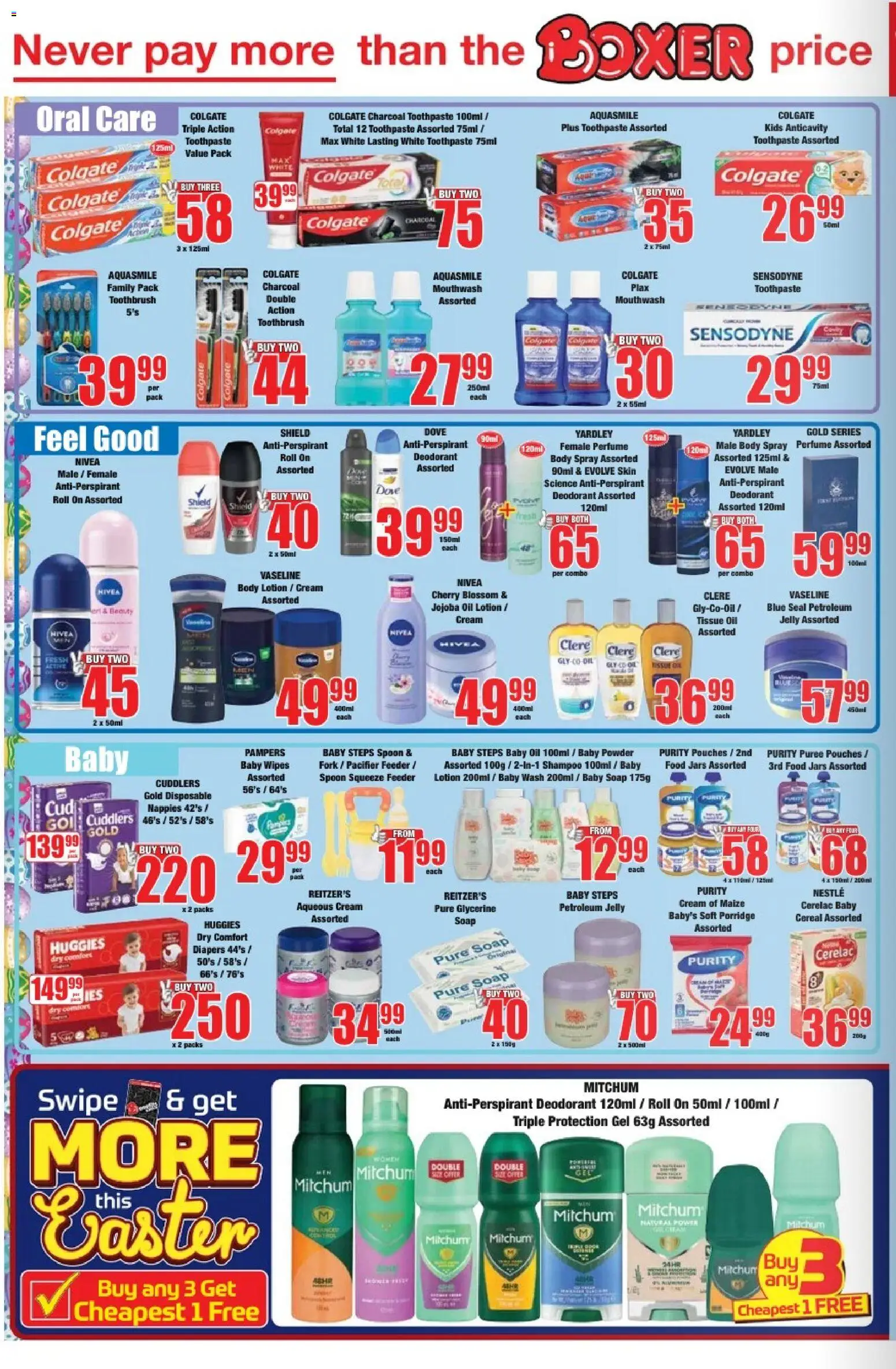 New Boxer catalogue – valid from 23.03.2026 | Page: 10 | Products: Perfume, Antiperspirant, Toothpaste, Petroleum jelly