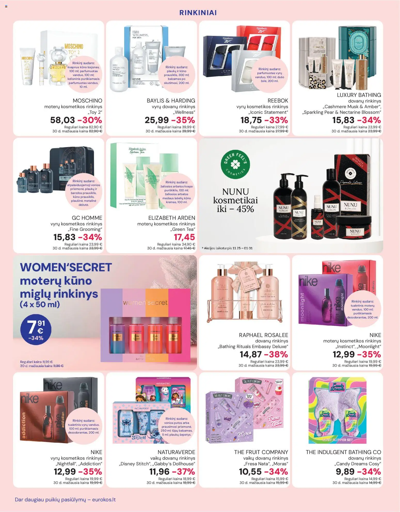Eurokos akcijos nuo 25.11.2025 | Puslapis: 6 | Prekių: Balzamas, Vonios putos