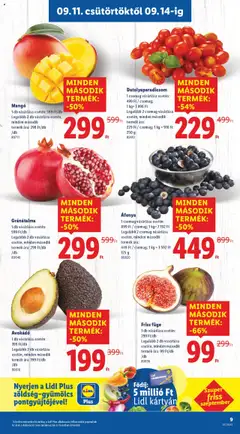Lidl akciós ujság - amely érvényes a következő dátumtól: 11.09.2025 | Oldal: 9