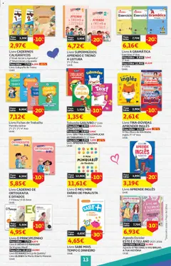 Auchan - Regresso às Aulas a preços baixos │ válido de 04.09.2025 | Página: 13 | Produtos: Caderno, Papagaio