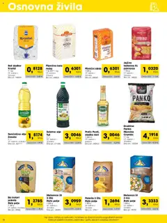 Novi Tuš katalog ponudbe – veljaven od 01.09.2025 | Stran: 10 | Izdelki: Moka, Zdrob, Olje, Sladkor