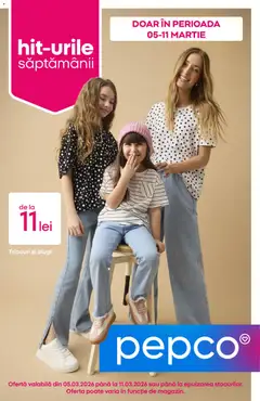 Ofertele Pepco valabile de la 05.03.2026