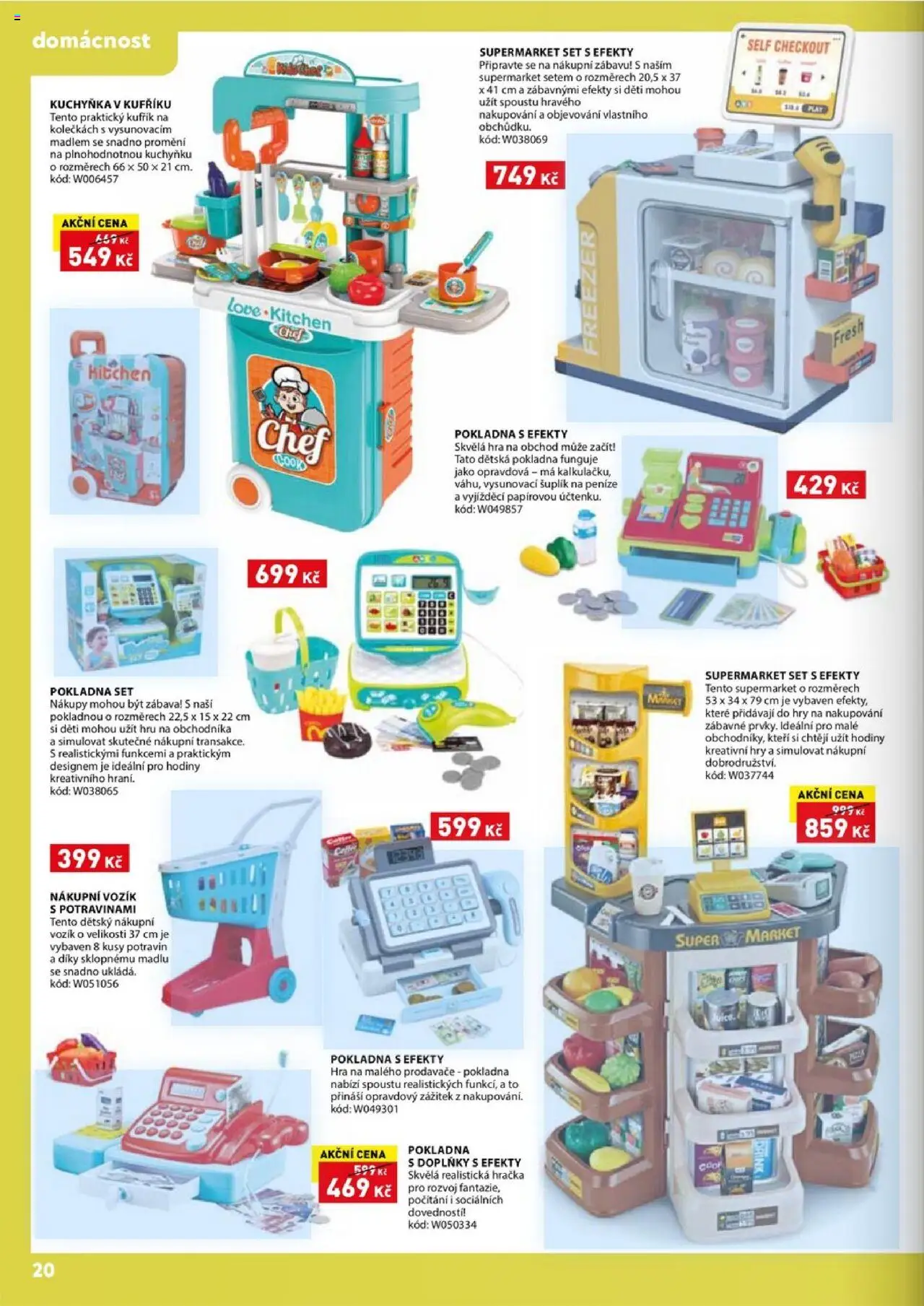Wiky katalog - Vánoce 2025 od 14.10.2025 | Strana: 20 | Produkty: Kuchyňka, Hodiny, Hra, Dětská pokladna