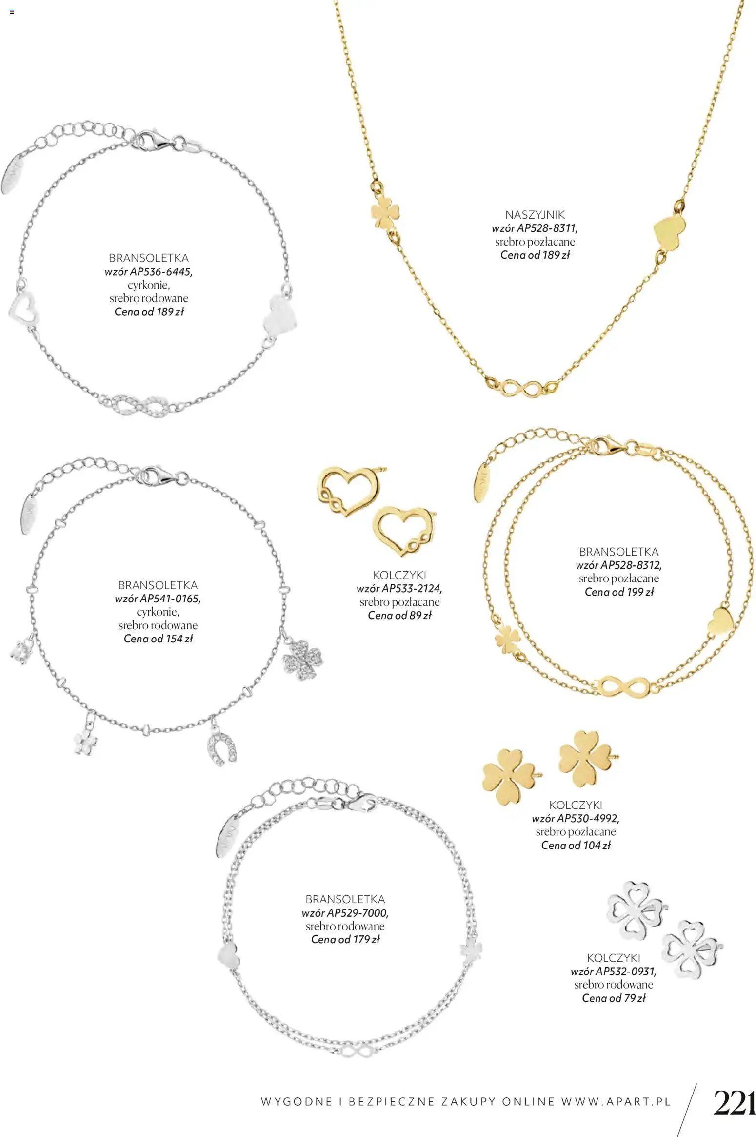 Apart promocje od 04.11.2025 | Strona: 223 | Produkty: Naszyjnik, Bransoletka