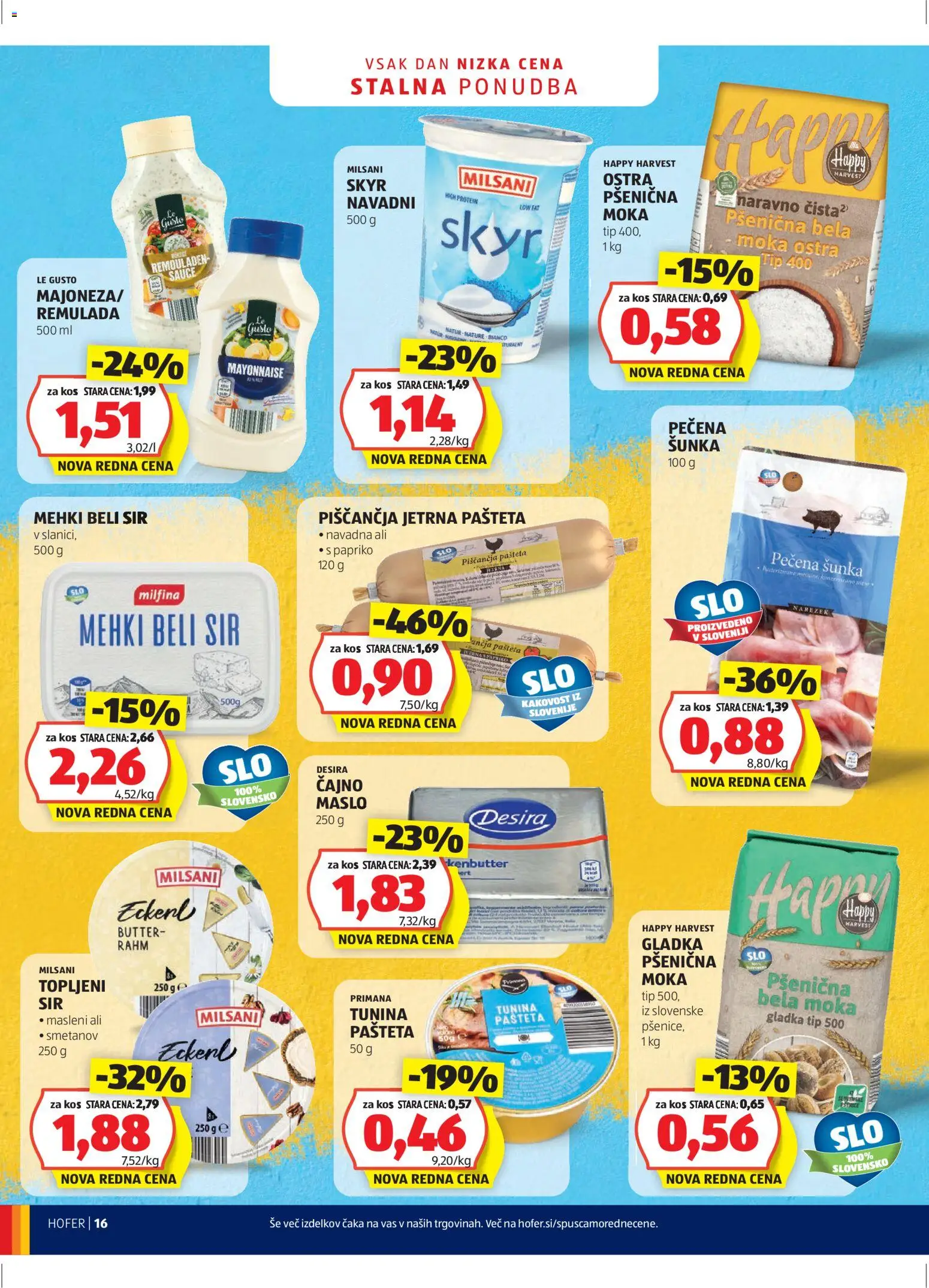 Hofer SI katalog | vrijedi od 18.12.2025 | Stranica: 16 | Proizvodi: Sir, Šunka, Pašteta
