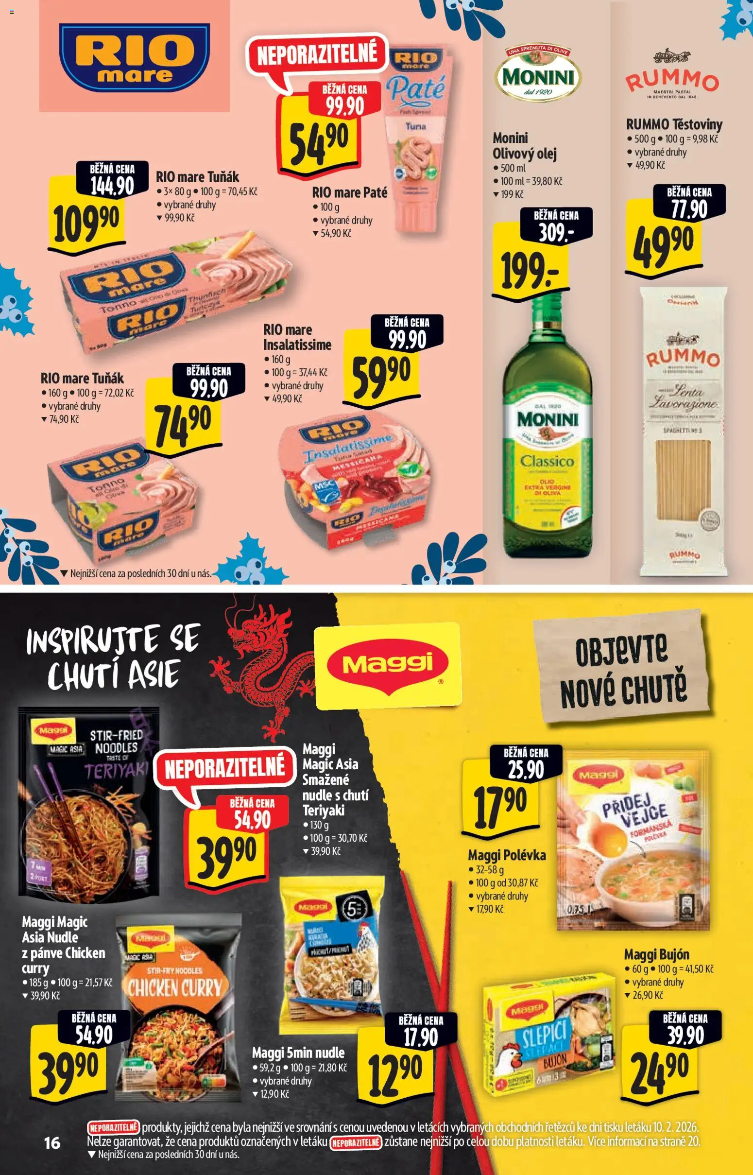 Albert katalog - Hypermarket od 18.02.2026 | Strana: 16 | Produkty: Olej, Těstoviny, Pánve, Nudle z pánve