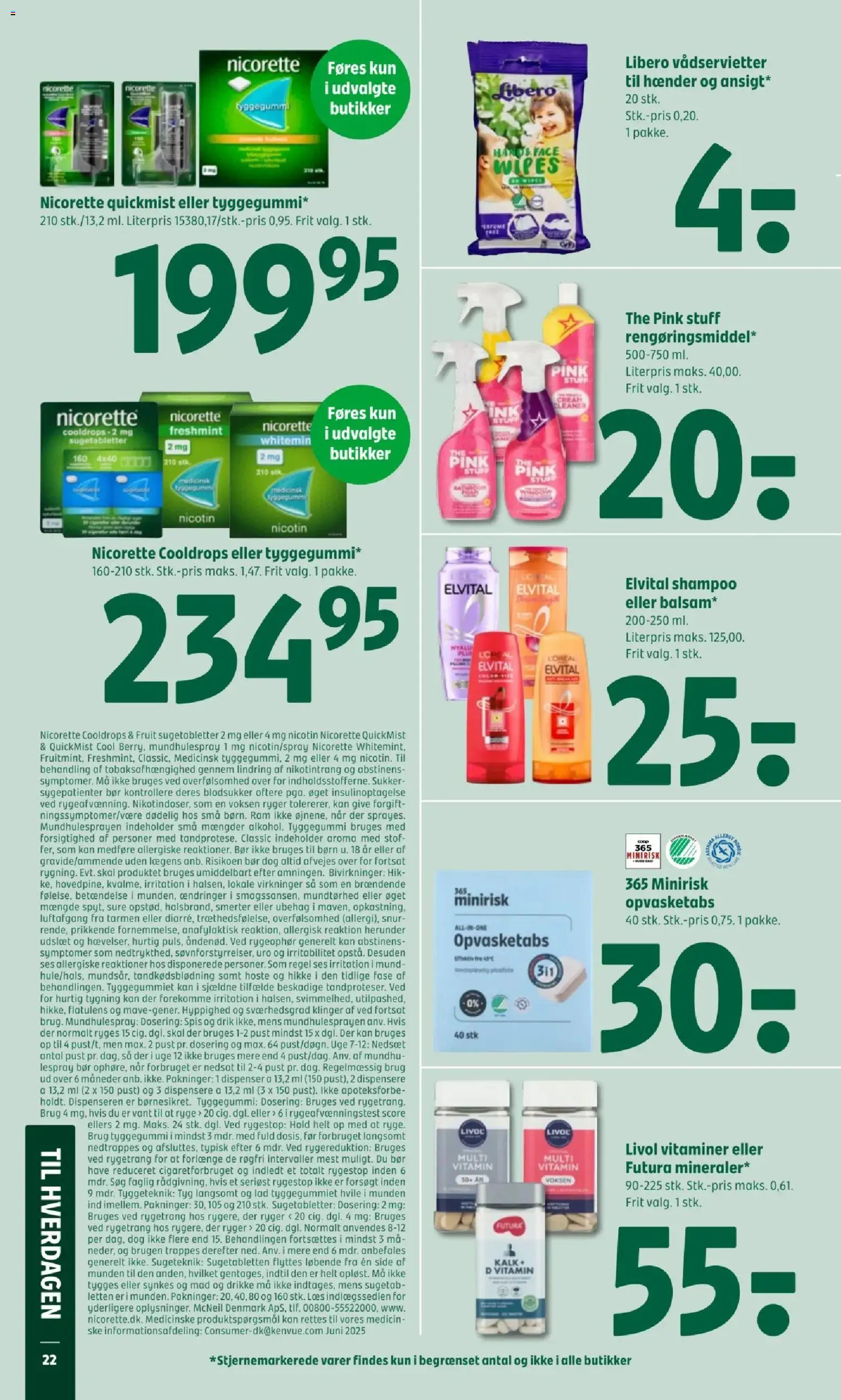 Coop 365 tilbudsavis – gyldig fra 30.10.2025 | Side: 24 | Produkter: Stof, Sukker, Tablets, Søm