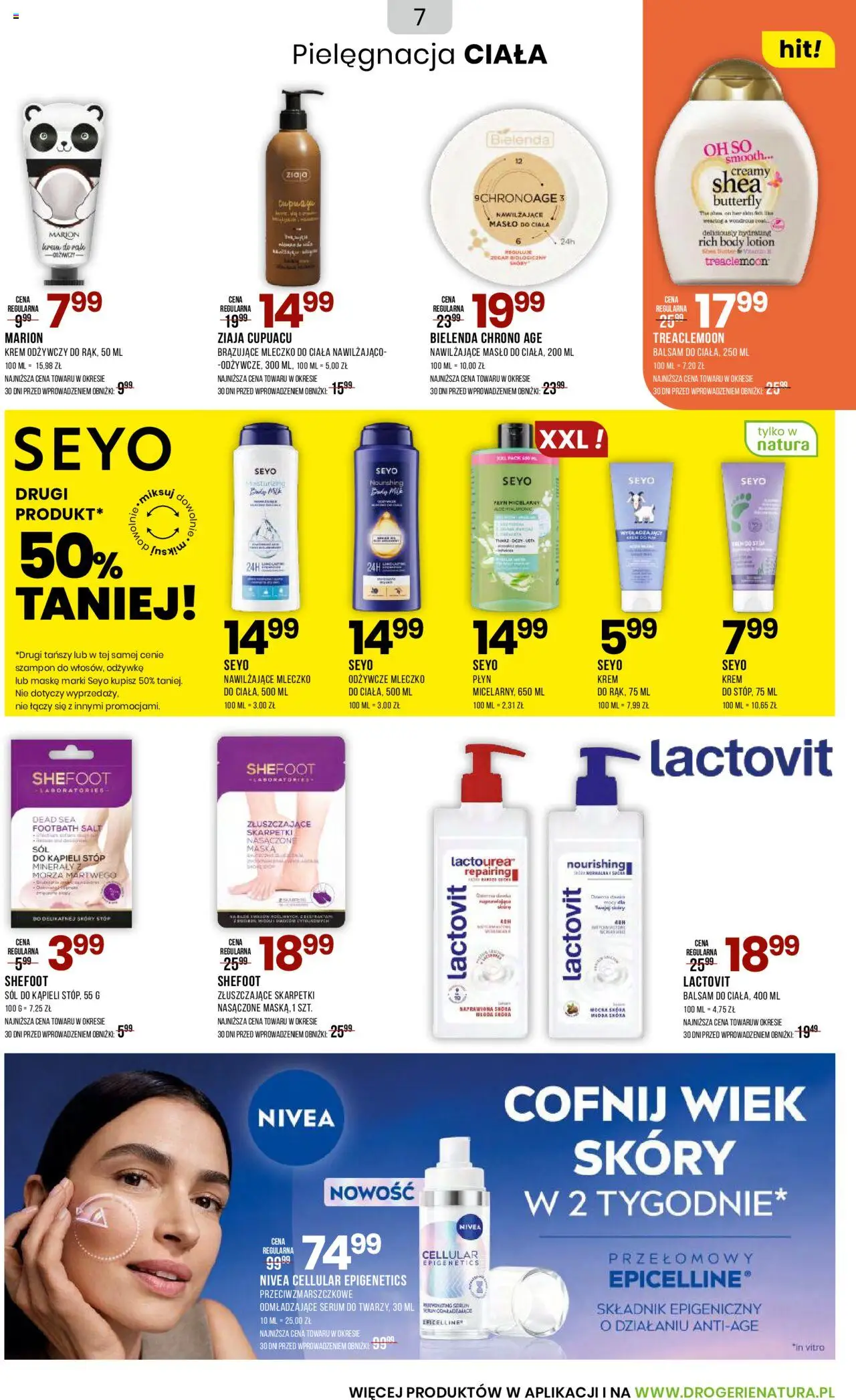 Drogerie Natura Gazetka od 20.09.2025 | Strona: 7 | Produkty: Zegar, Maska, Krem, Sól