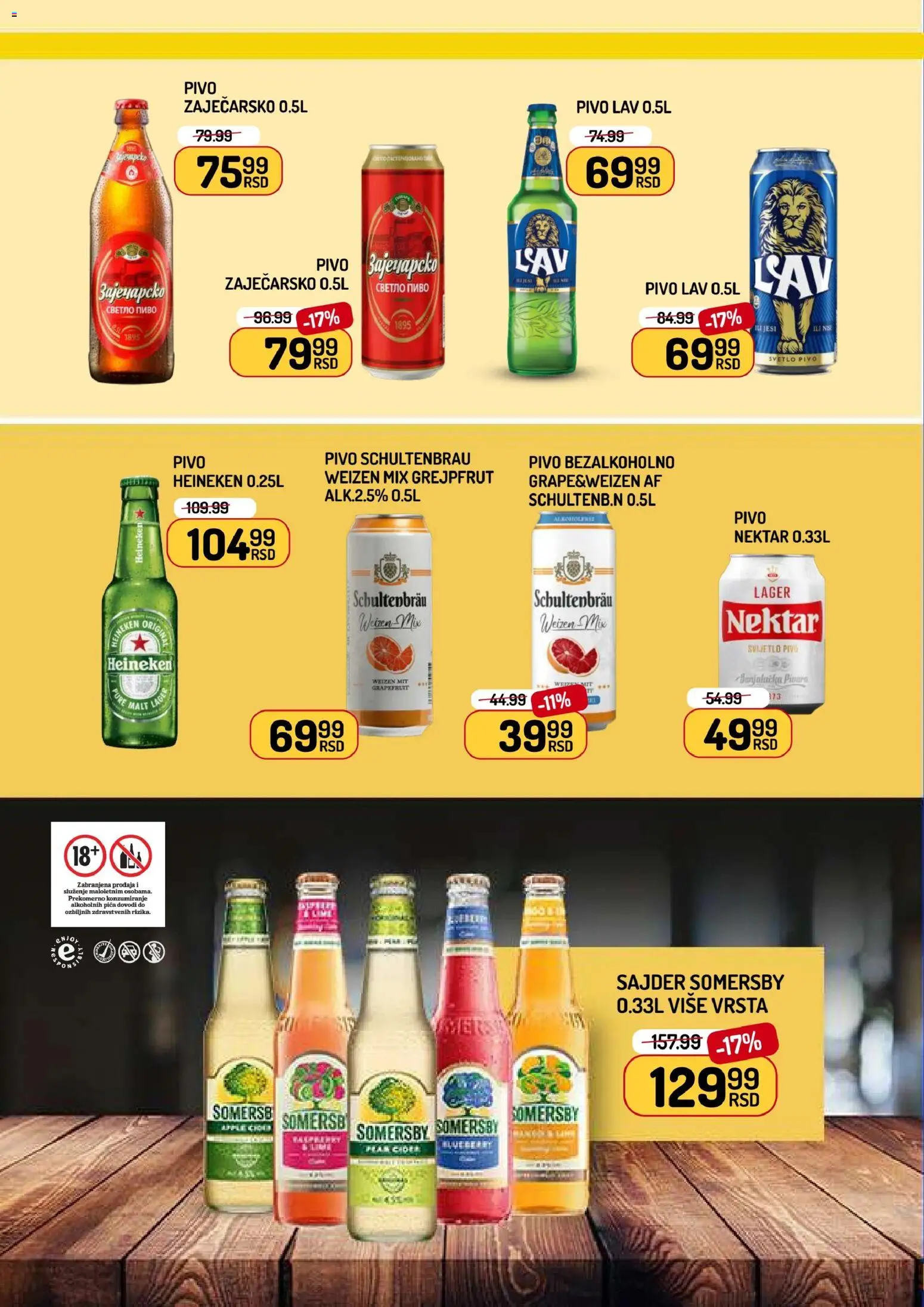 Aman katalog - važi od 02.04.2026 | Strana: 18 | Proizvode: Heineken, Nektar, Pica, Pivo