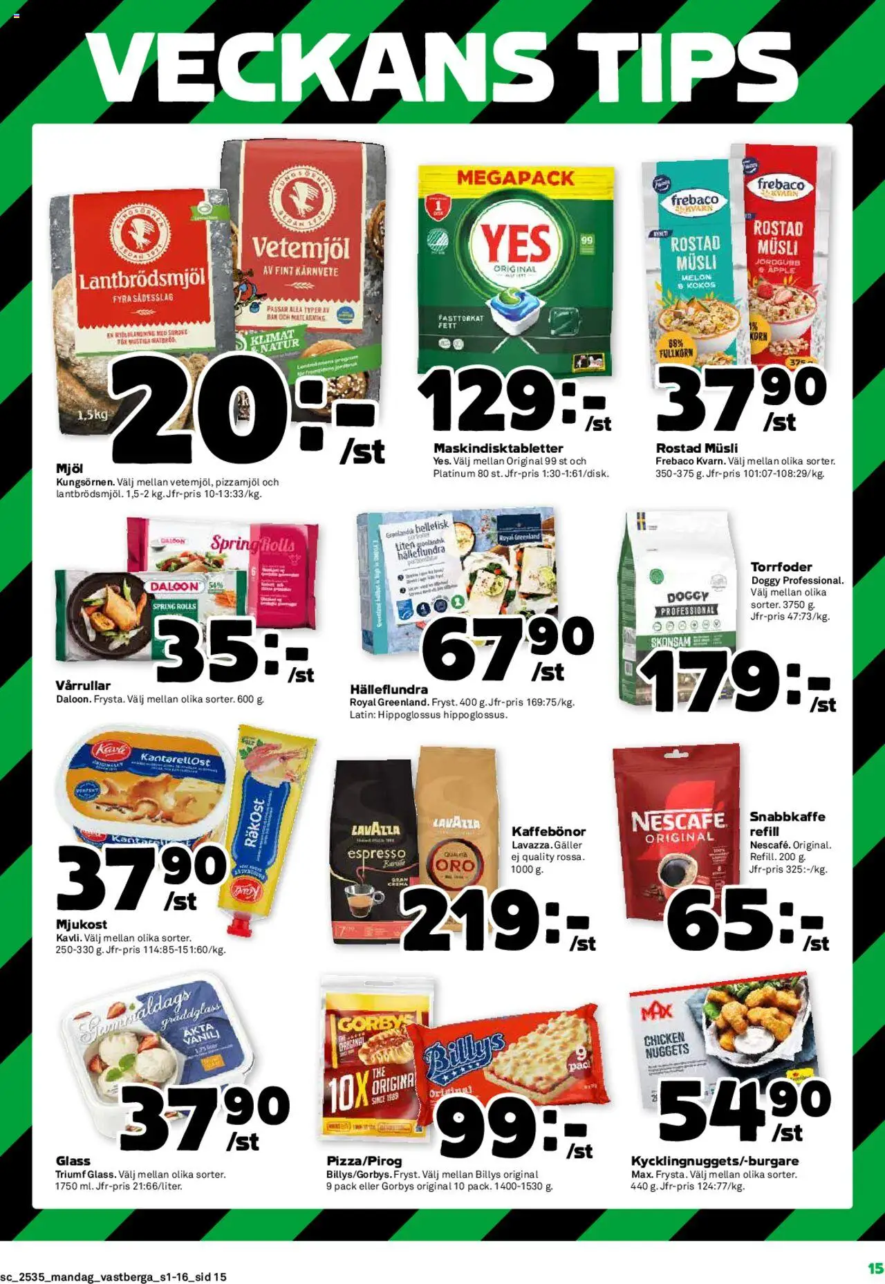 Coop Forum reklamblad aktuell från 25.08.2025 | Sida: 15 | Produkter: Musli, Galler, Äpple, Glass
