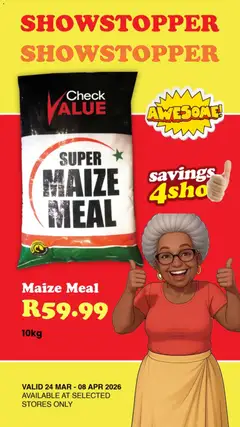 Check Save specials catalogue – valid from 24.03.2026