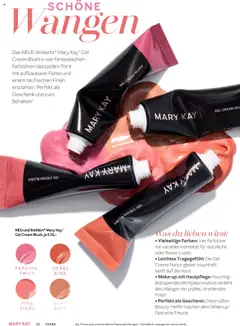 Mary Kay Katalog - gültig ab dem 16.07.2025 | Seite: 22 | Produkte: Coral, Finish, Blush