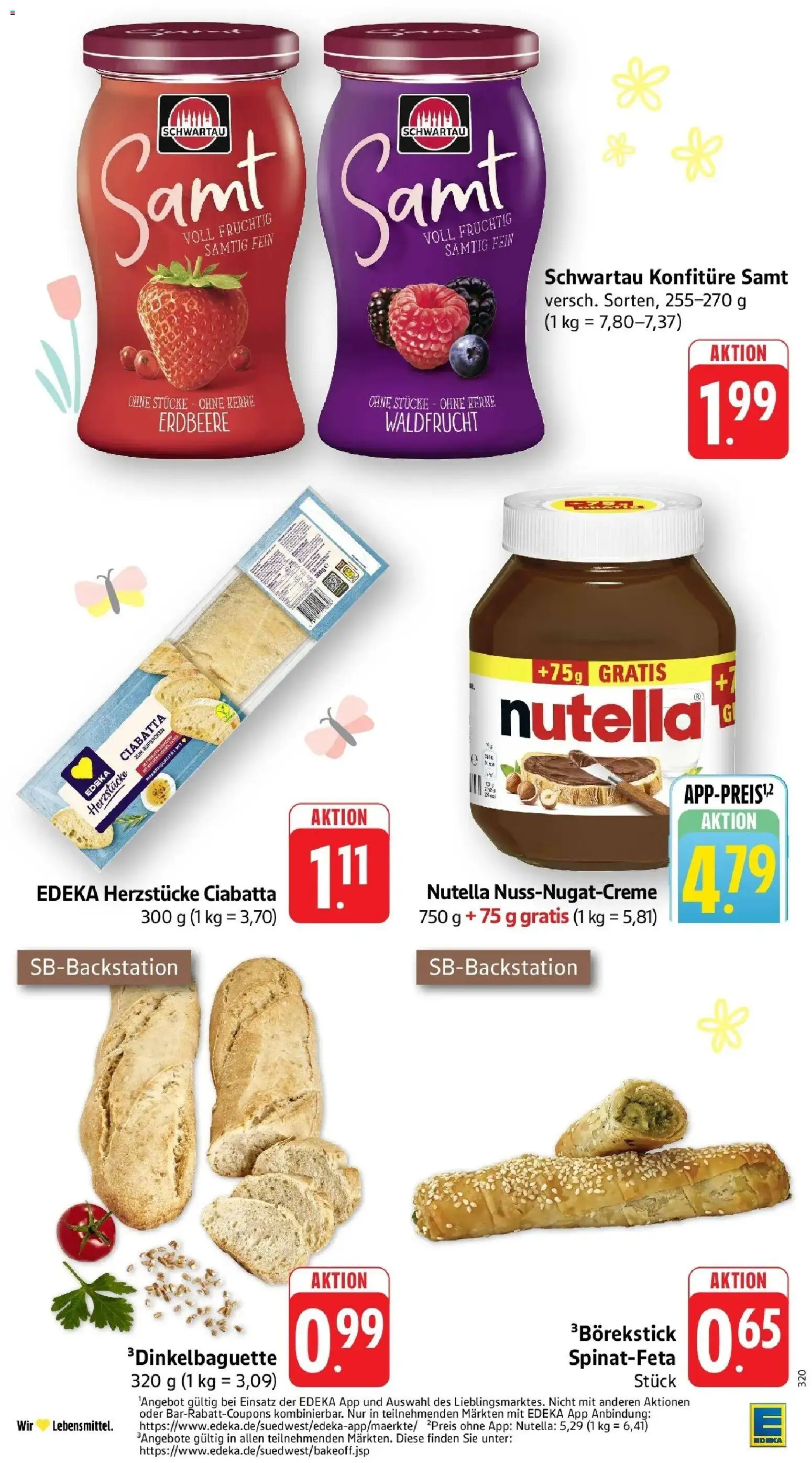 E center Prospekt Speyer	 – gültig ab 23.03.2026 | Seite: 25 | Produkte: Schwartau samt, Nutella