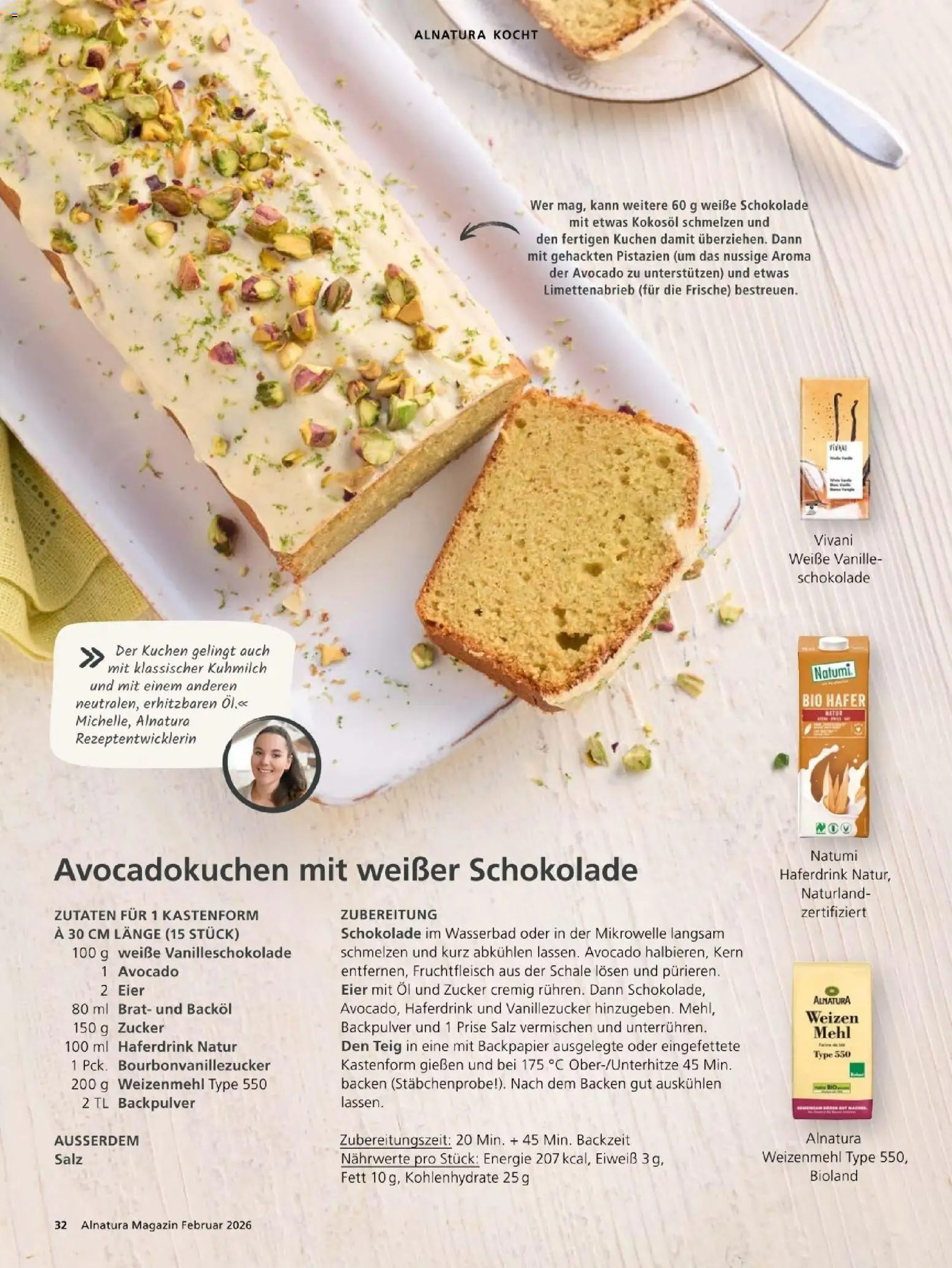 Alnatura Prospekt – gültig ab 01.02.2026 | Seite: 32 | Produkte: Öl, Schokolade, Weizenmehl, Zucker