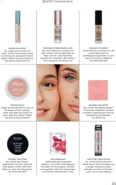 Rossmann Centaur ab 01.11.2025 gültig | Seite: 65 | Produkte: Concealer, Pinsel, Lidschatten, Foundation