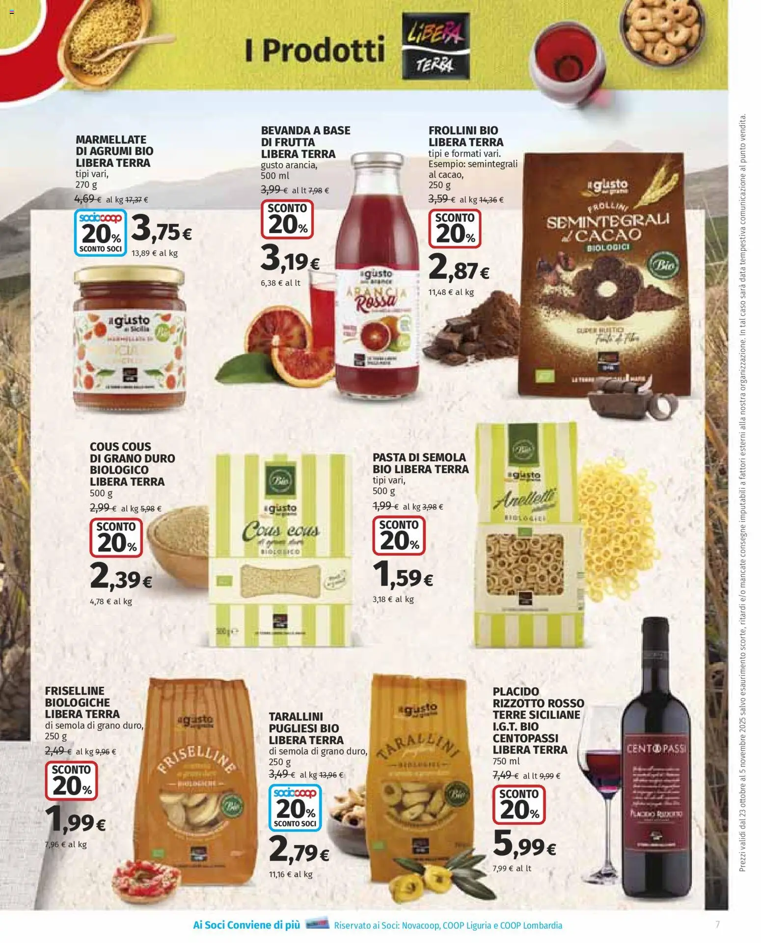Volantino Ipercoop del 23.10.2025 | Pagina: 7 | Prodotti: Frutta, Agrumi, Data, Terra