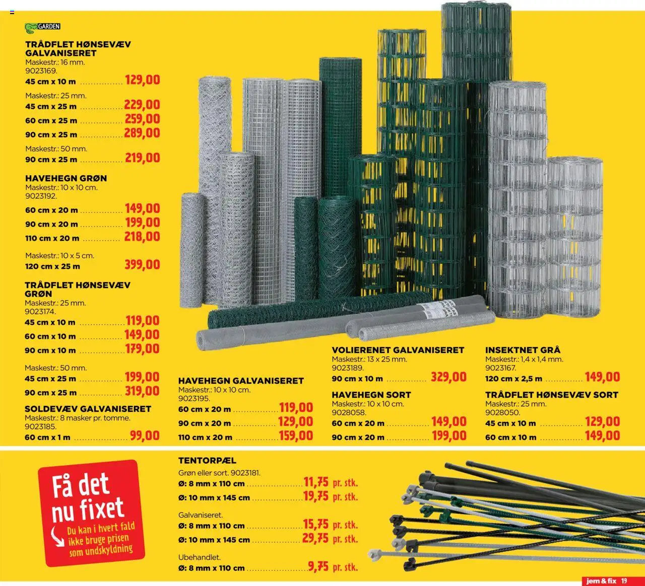 Jem & fix tilbudsavis – gyldig fra 21.09.2025 | Side: 19 | Produkter: Søm
