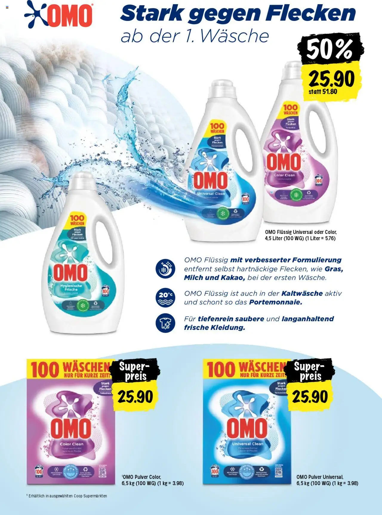 Coop Magazin ab 03.07.2025 | Seite: 84 | Produkte: Pulver, Milch