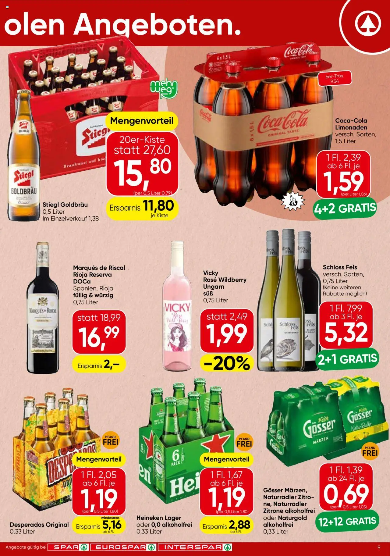 Spar Flugblatt - Wien gültig ab 18.09.2025 | Seite: 9 | Produkte: Zitrone