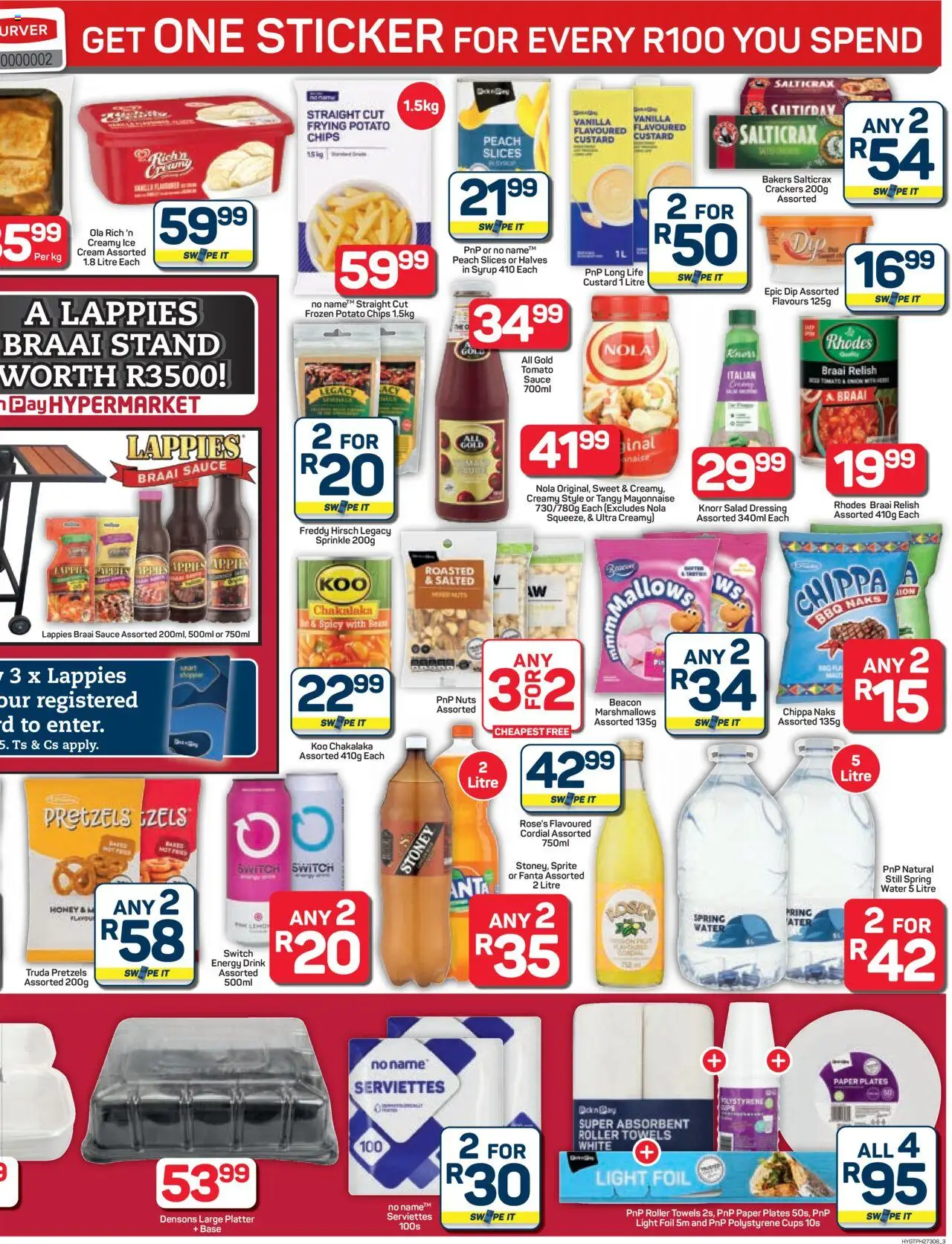 New Pick n Pay catalogue – valid from 15.09.2025 | Page: 3 | Products: Platter, Switch, Stoney, Paper