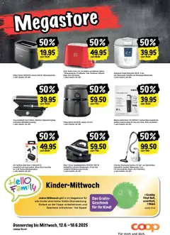 Coop Aktionen ab 12.06.2025 | Seite: 24 | Produkte: Toaster, Kopfhörer, Staubsauger, Philips