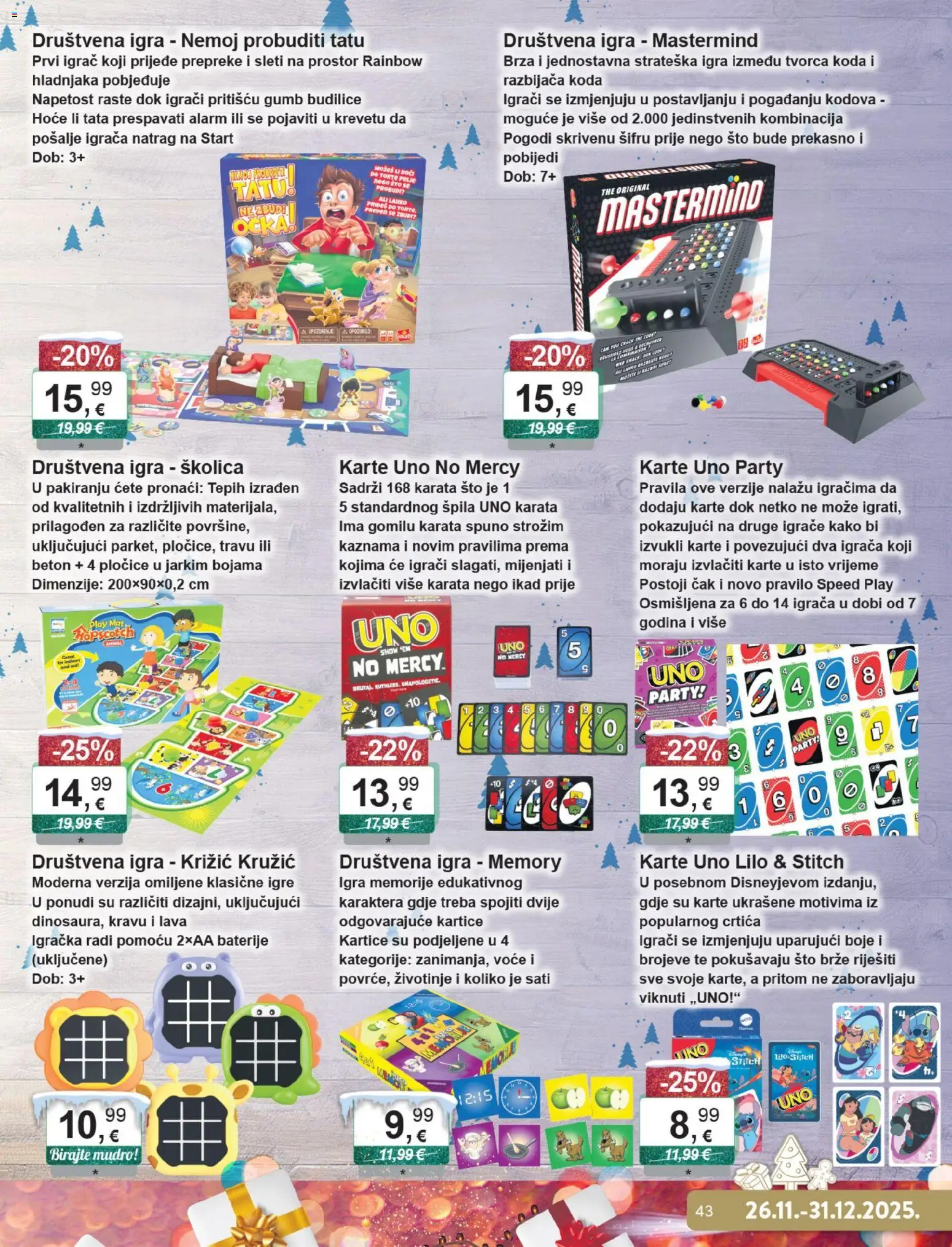 KTC katalog | vrijedi od 26.11.2025 | Stranica: 43 | Proizvodi: Tepih, Pločice, Voće, Igra