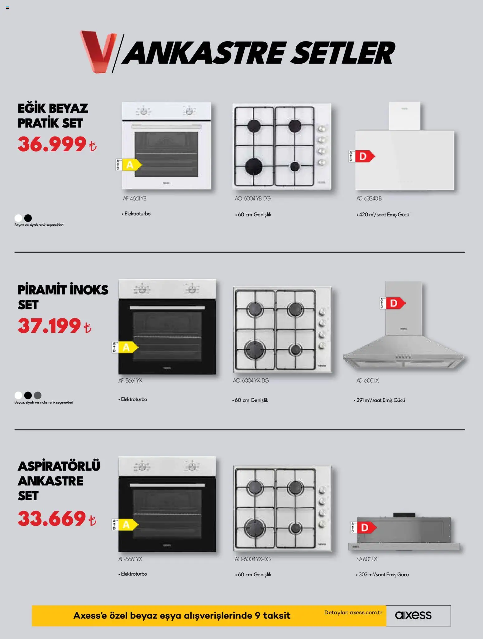 Vestel Ankastre Ürünler - 01.01.2026 tarihinden itibaren geçerlidir | Sayfa: 16