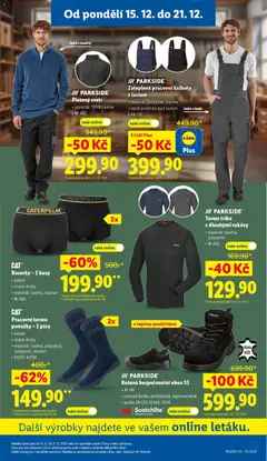 Náhled letáku PARKSIDE Kožená bezpečnostní obuv S3, Kožená bezpečnostní obuv S3, 41-46, ocelová špička, antistatická, neprorazitelná, podle EN ISO 20345: 2024 od 15.12.2025 | Strana: 45 | Produkty: Svetr, Parkside, Obuv, Termo triko