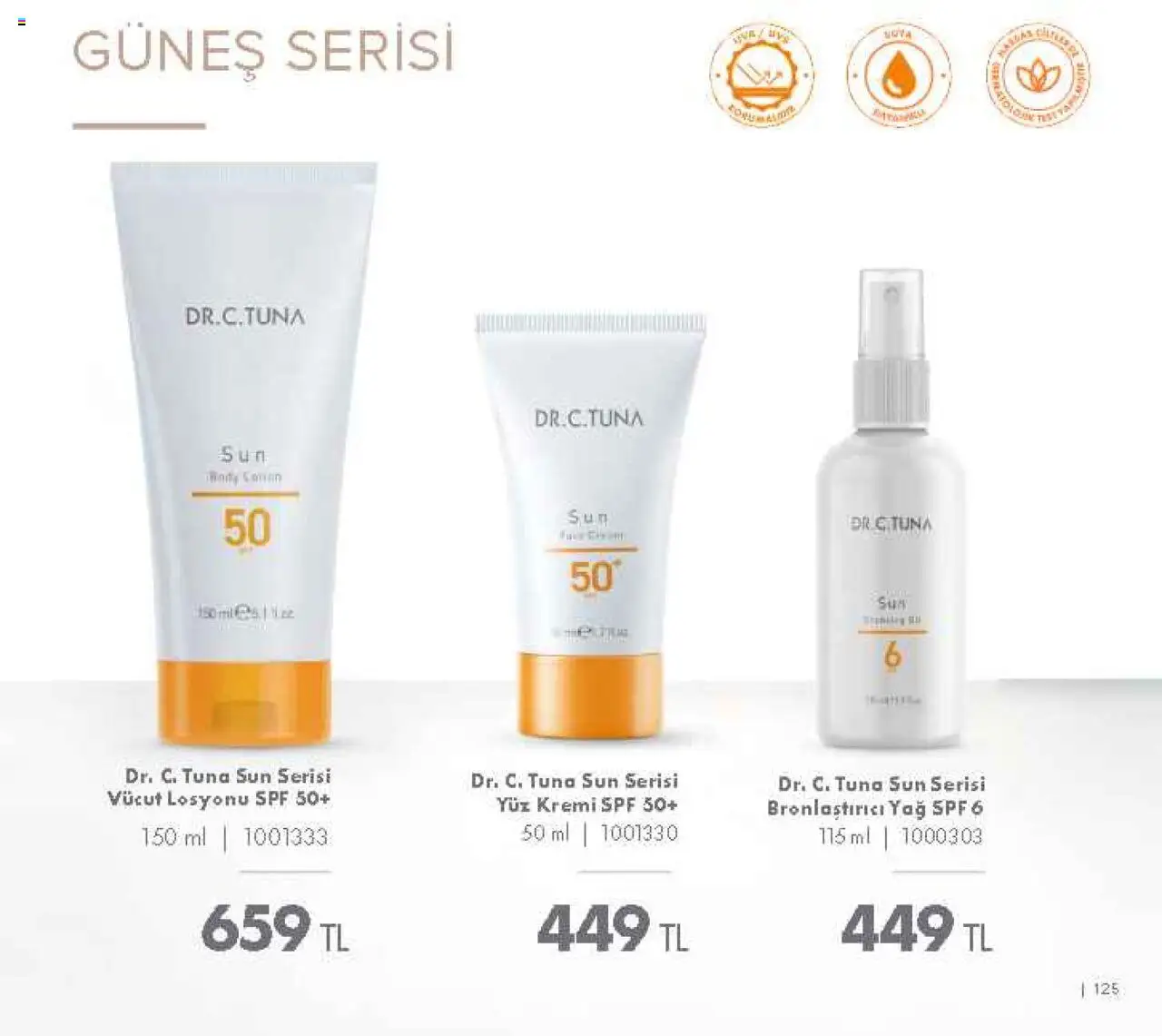 Farmasi Katalog - 01.09.2025 tarihinden itibaren geçerlidir | Sayfa: 125 | Ürünler: Yağ