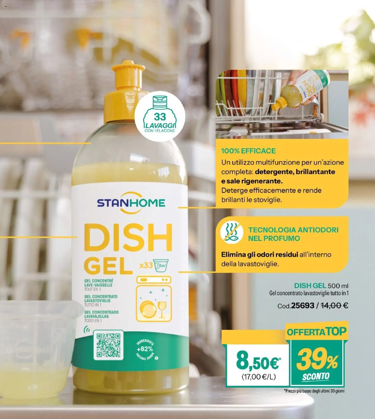 Volantino Stanhome del 11.11.2025 | Pagina: 22 | Prodotti: Sale, Lavastoviglie, Profumo