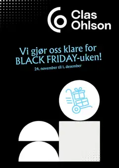 Forhåndsvisning av Clas Ohlson - Black Friday gyldig fra 24.11.2025