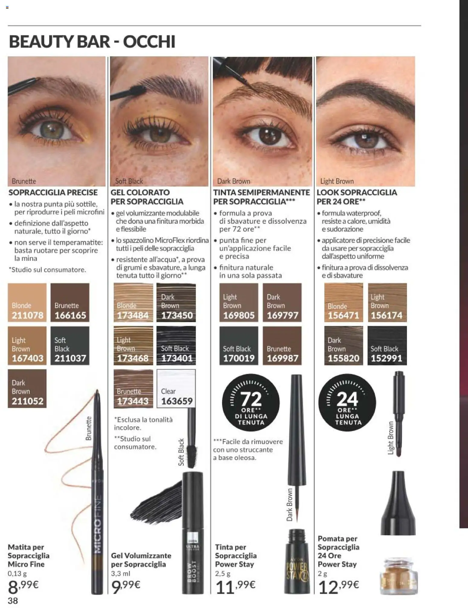 Volantino Avon del 31.12.2025 | Pagina: 38 | Prodotti: Struccante, Spazzolino, Temperamatite