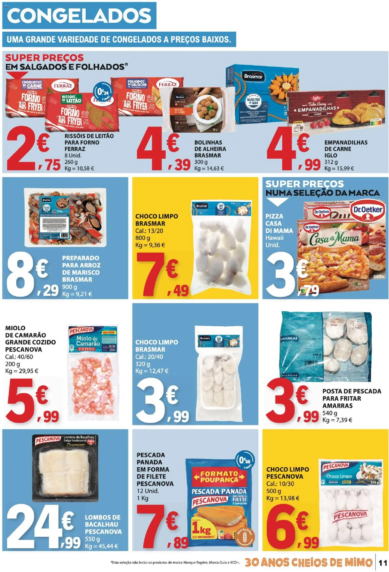 E.Leclerc folheto │ válido de 16.04.2026 | Página: 11 | Produtos: Air fryer, Pescada, Salsicha, Carne