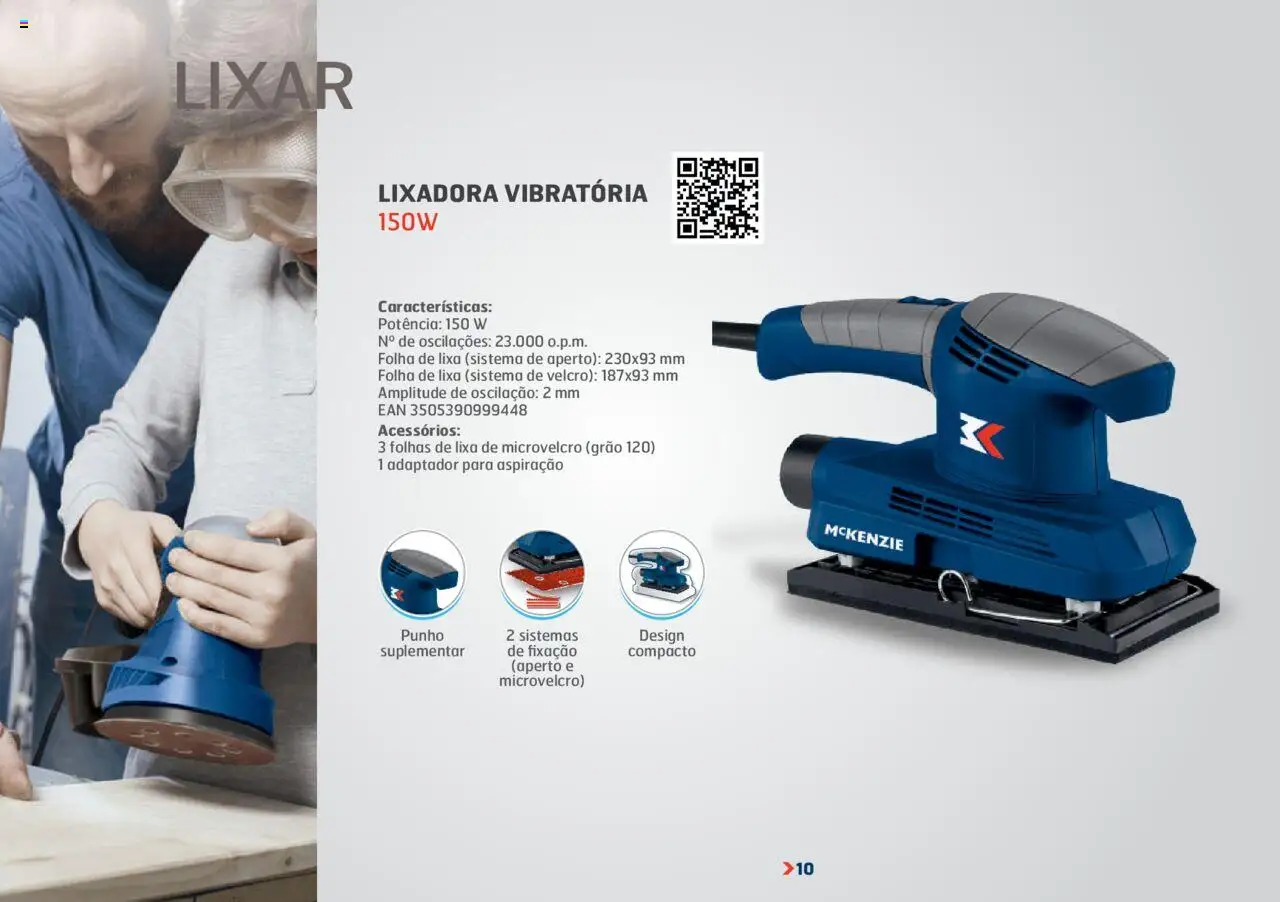 BricoMarché McKenzie │ válido de 27.12.2023 | Página: 10 | Produtos: Lixa, Adaptador