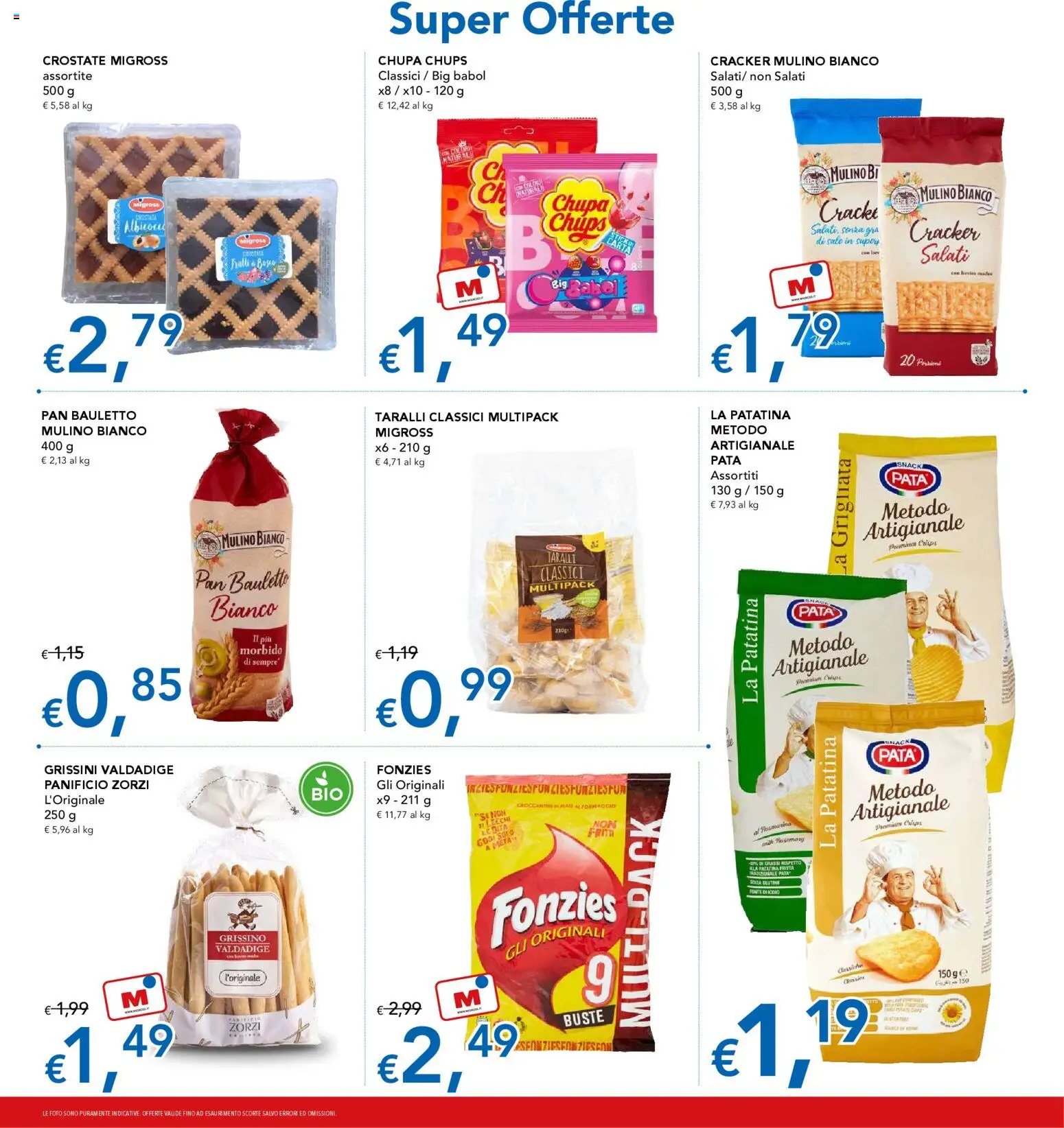 Volantino Migross del 03.01.2026 | Pagina: 9 | Prodotti: Sale, Taralli, Grissini