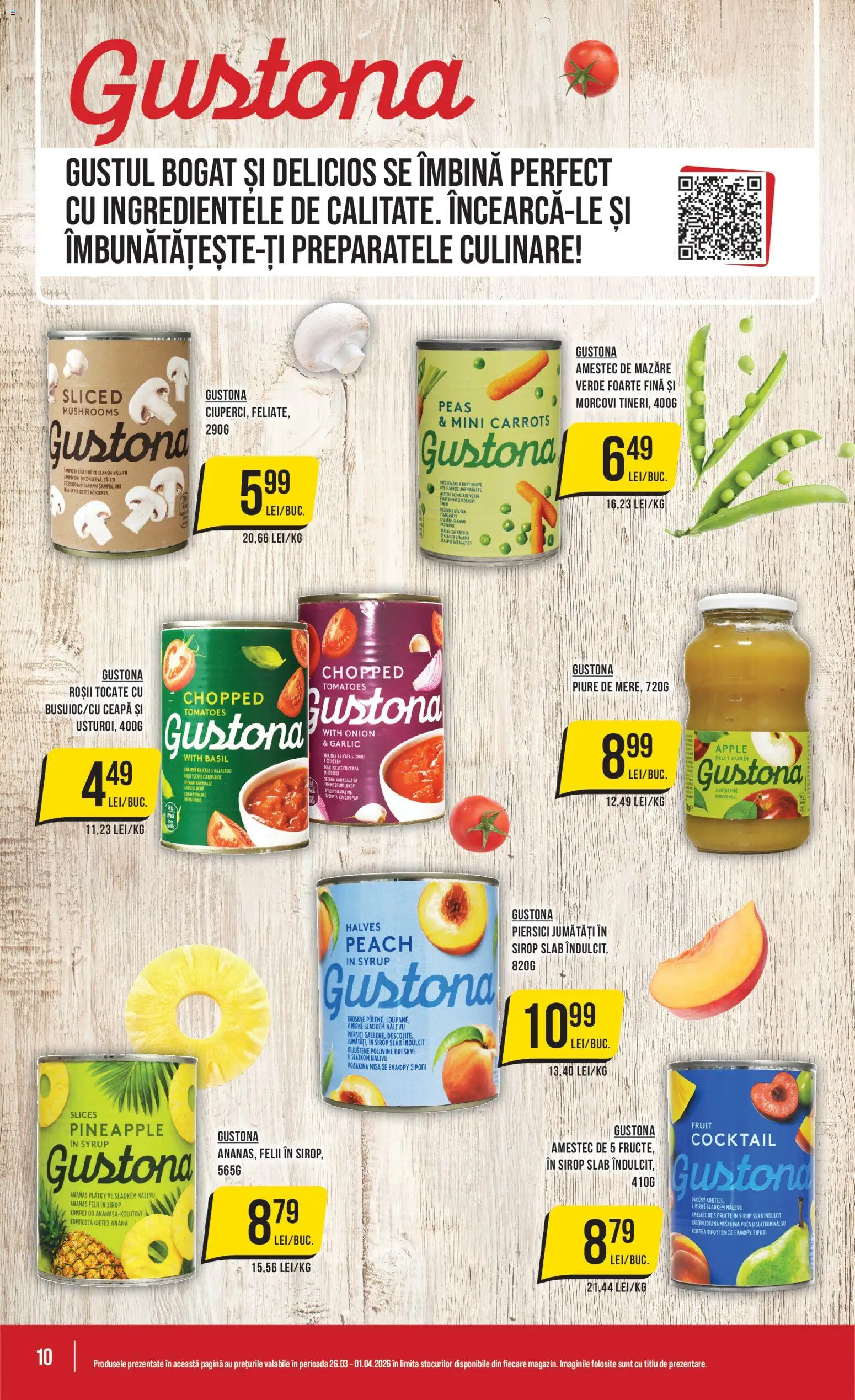 Noul catalog Mega Image – valabil de la 26.03.2026 | Pagină: 10 | Produse: Mazăre, Feijoa Meyvesi, Cocktail, Fructe