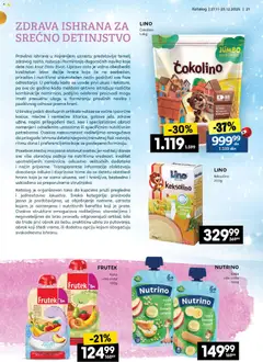Idea katalog neprehrane - pregled Idea kataloga - važi od 27.11.2025 | Strana: 21 | Proizvode: Banana, Žitarice, Jogurt