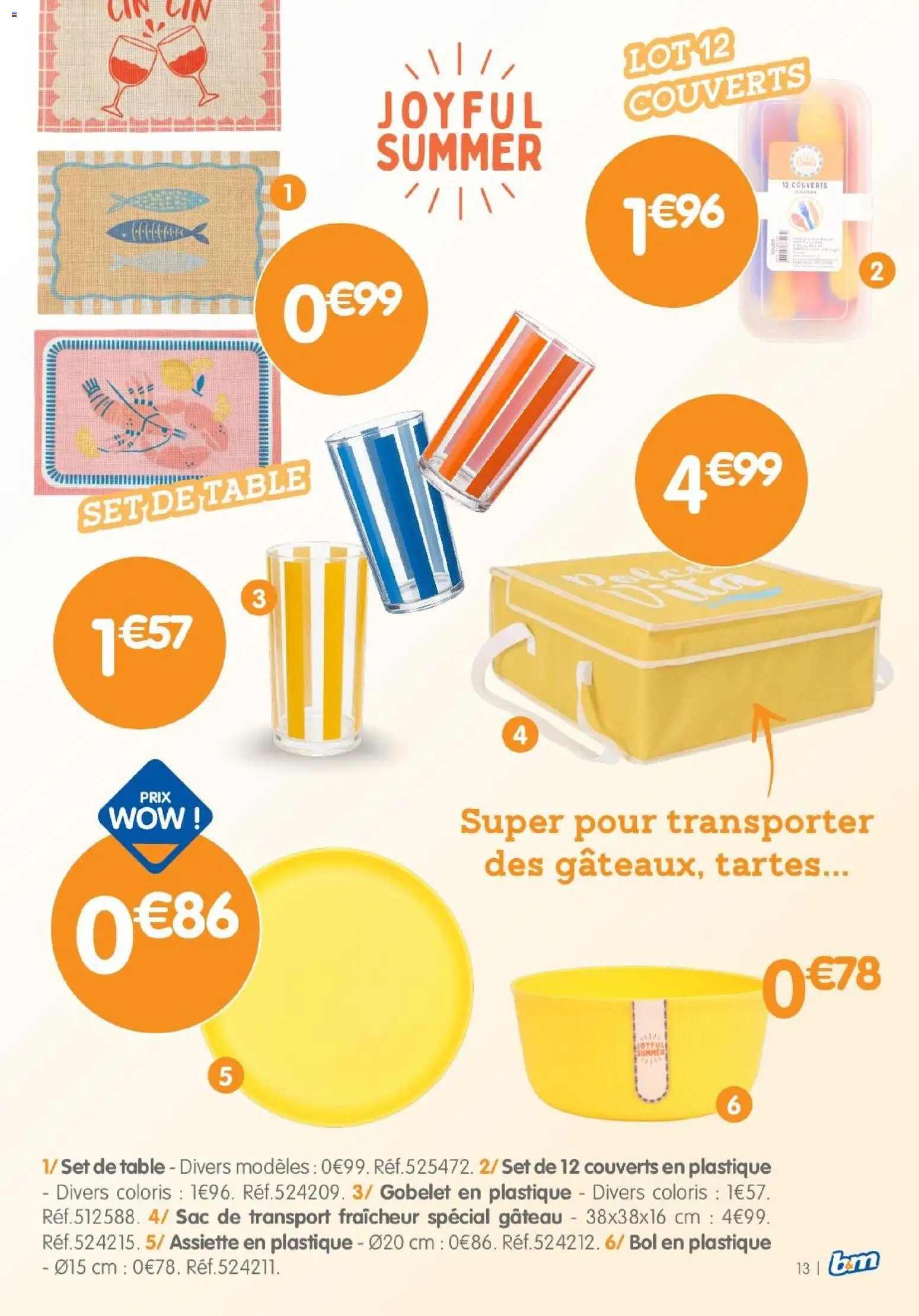 {H1} | Page: 13 | Produits: Couverts en plastique, Sac, Sac de transport, Table