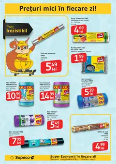 Ofertele Supeco valabile de la 30.10.2025 | Pagină: 4 | Produse: Pc, Saci menajeri, Mici, Burete
