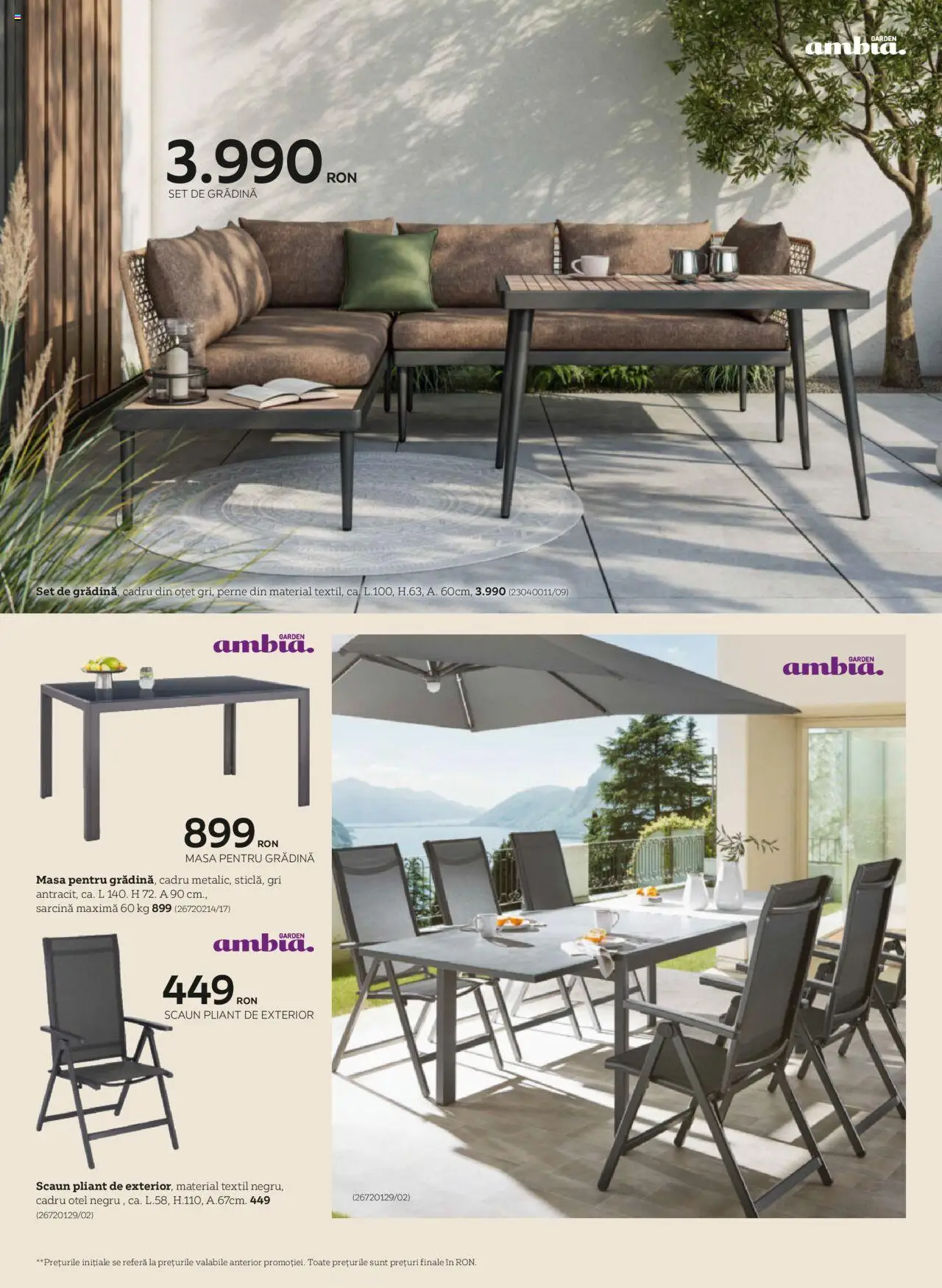 XXXLutz catalog - Grădină – valabil de la 10.03.2025 | Pagină: 24 | Produse: Masă, Scaun, Oțet