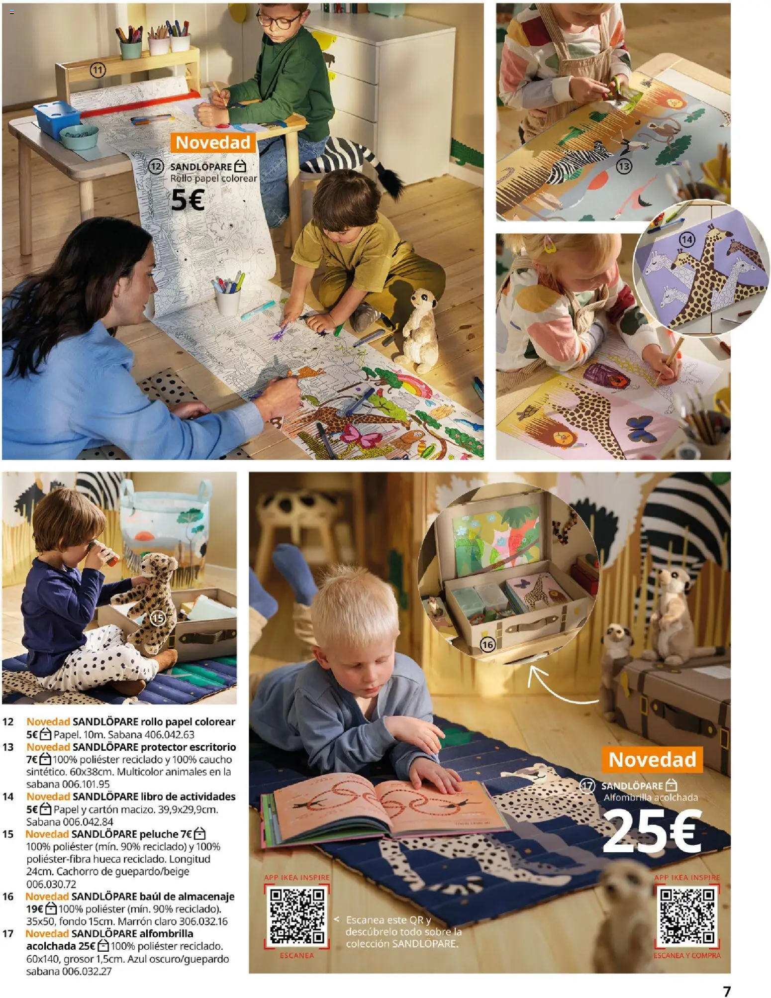 Catálogo IKEA Juguetes │ válido desde el 02.12.2025 | Página: 7 | Productos: Alfombrilla, Almacenaje