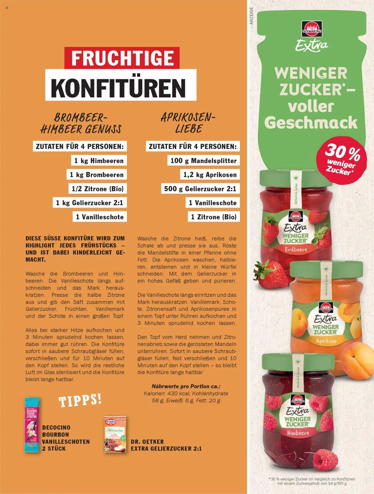 HIT Pures Leben – gültig ab 01.10.2025 | Seite: 17 | Produkte: Himbeeren, Gelierzucker, Mandeln, Saft