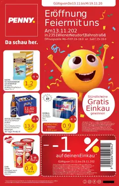 Penny Markt - Eröffnung in 2351 Wiener Neudorf ab 13.11.2025 gültig