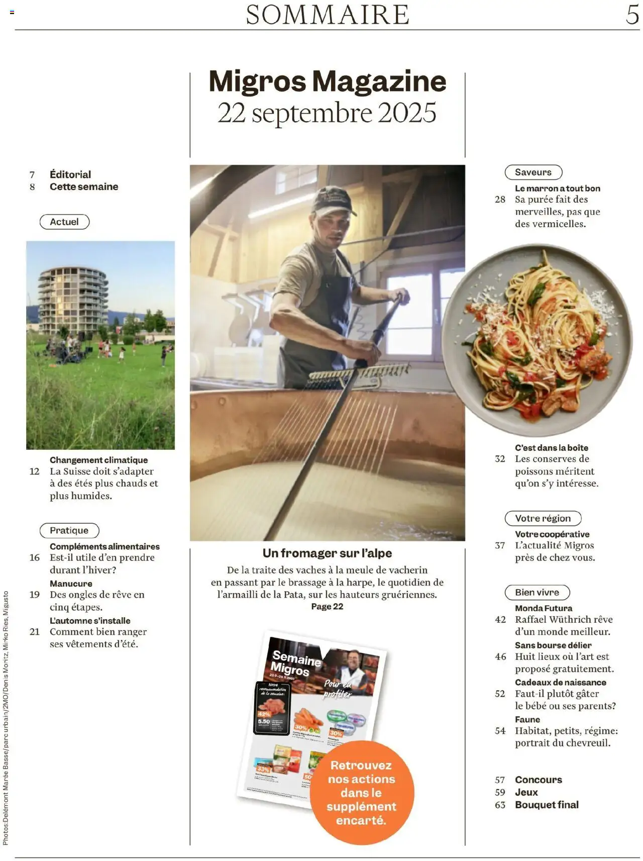 Migros Magazin FR – gültig ab 22.09.2025 | Seite: 5