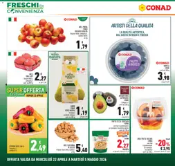 Anteprima del volantino MELE PINOVA CONAD PERCORSO QUALITA, Origine Italia, categoria I, calibro 80/85 valido a partire dal 22.04.2026 | Pagina: 2