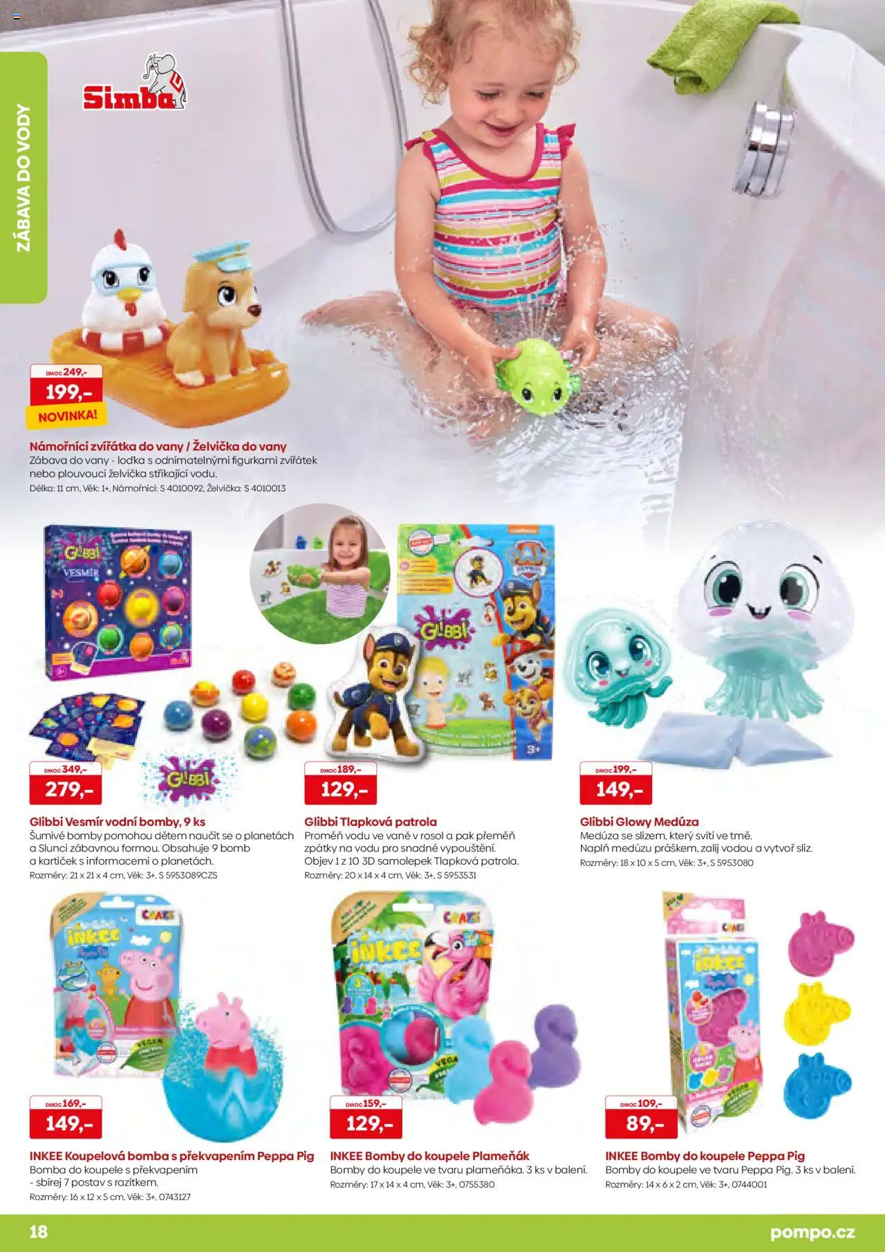 POMPO katalog Léto 2025 od 16.05.2025 | Strana: 18 | Produkty: Tlapková patrola