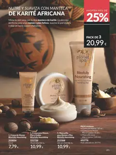 Vista previa 1. Crema de Manos Blissfully Nourishing, Crema de Manos Blissfully Nourishing with African Shea Butter. 30 ml válido desde el 01.10.2025 | Página: 191 | Productos: Crema de manos, Manteca, Γάλα σε σκόνη, Crema