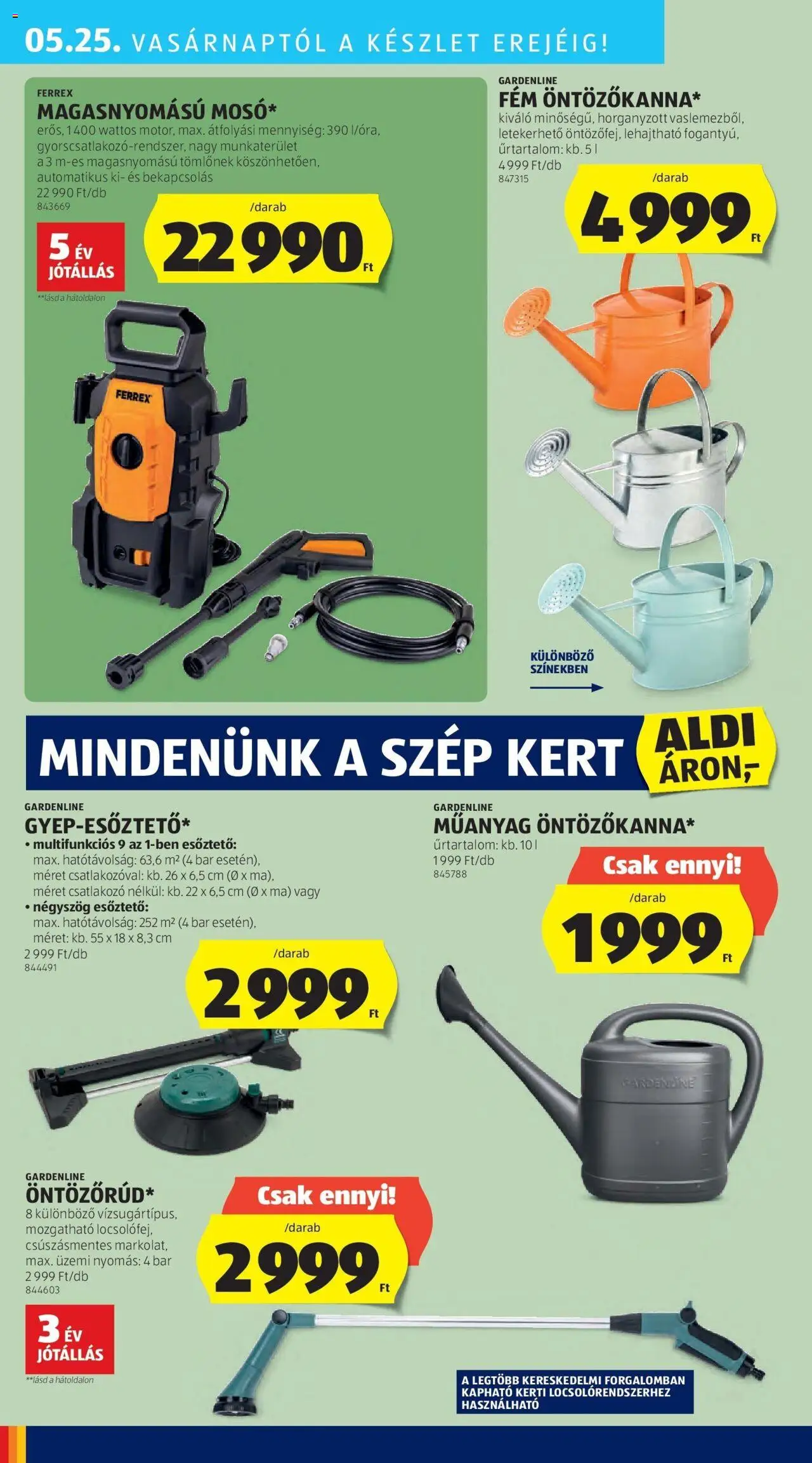 Aldi akciós ujság - amely érvényes a következő dátumtól: 29.05.2025 | Oldal: 44 | Termékek: Csatlakozó