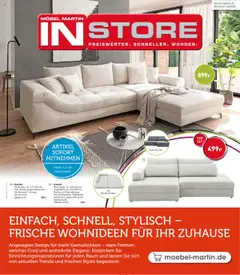 Möbel Martin  Einfach, schnell, stylisch - frische Wohnideen für Ihr Zuhause gültig ab dem 24.07.2025